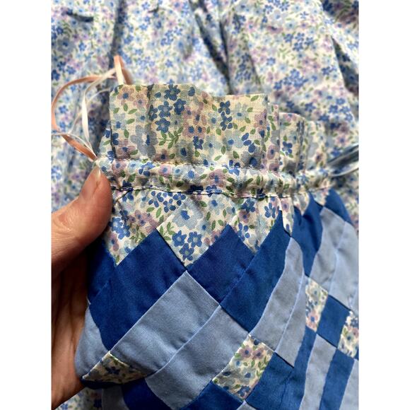 Mommy and Me Handmade Heritage Dainty Floral Cotton Prairie Dress Cottagecore M - Picture 9 of 10